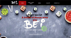 Desktop Screenshot of beisushi.com
